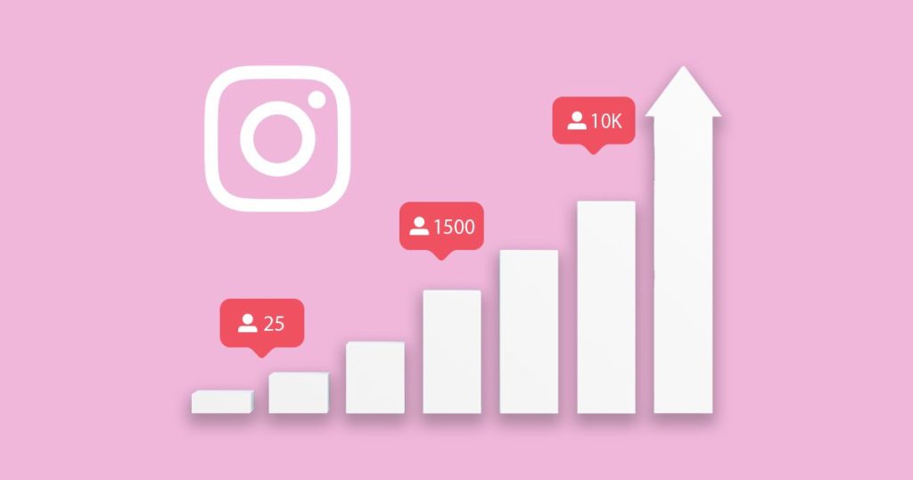 Instagram account receiving thousands of bot followers after a fake follower attack