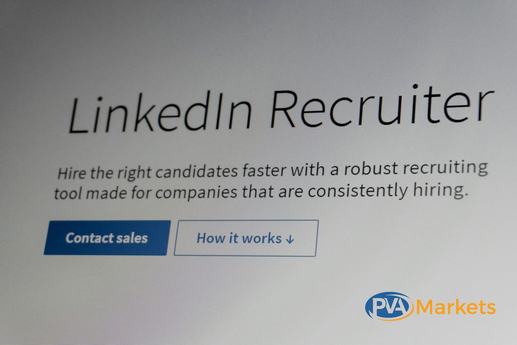 LinkedIn Recruiter interface used for professional candidate search