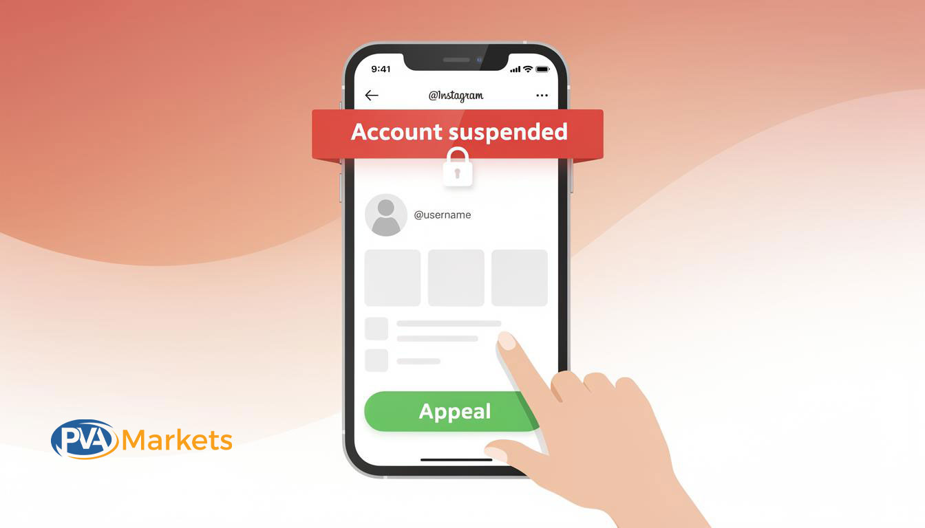 Instagram account suspended notice with appeal option and recovery steps for 2026.