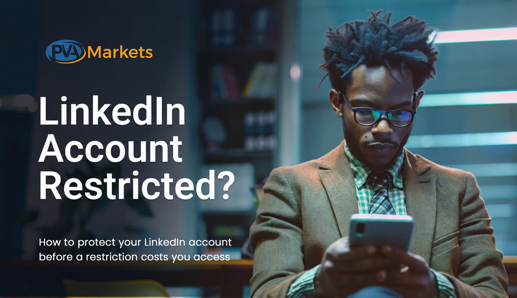 LinkedIn Account Restricted? Image for a guide explaining common causes of LinkedIn restrictions and what to do next.